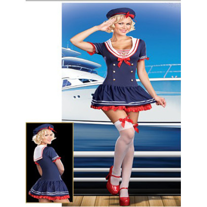 Lovely navy hello girl sailor-kostyme Lovely navy hello girl sailor-kostyme